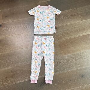 Magnetic Me Unicorn Print Pajama Set - 3T